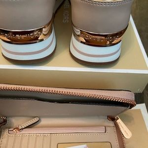 Michael Kors sneakers and wallet